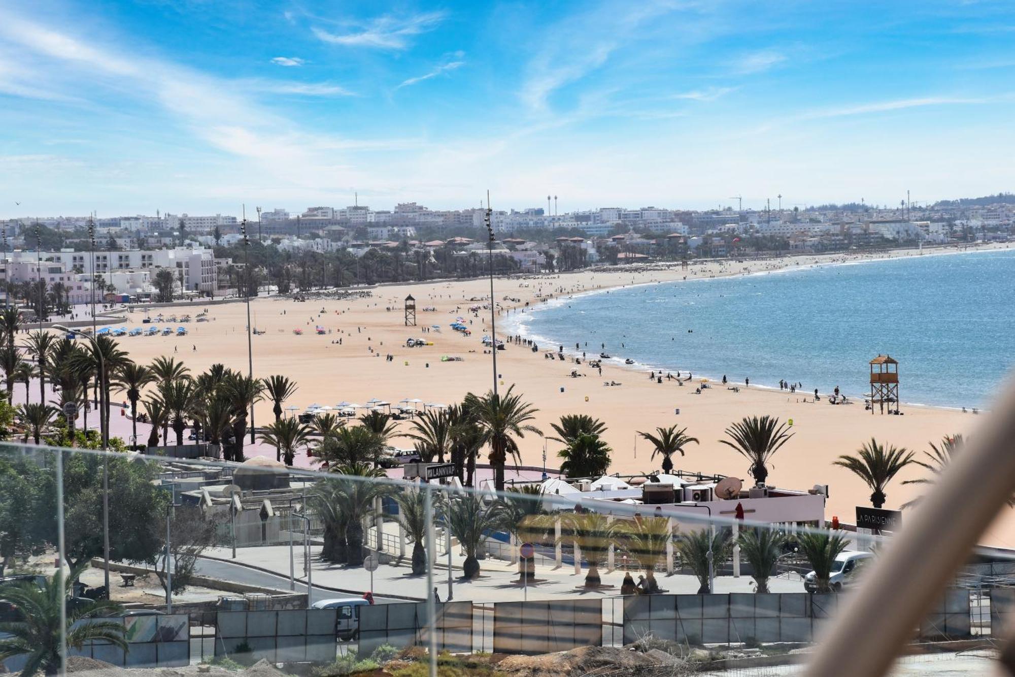 Luxury Seafront Appartement 6-7P Agadir Kültér fotó