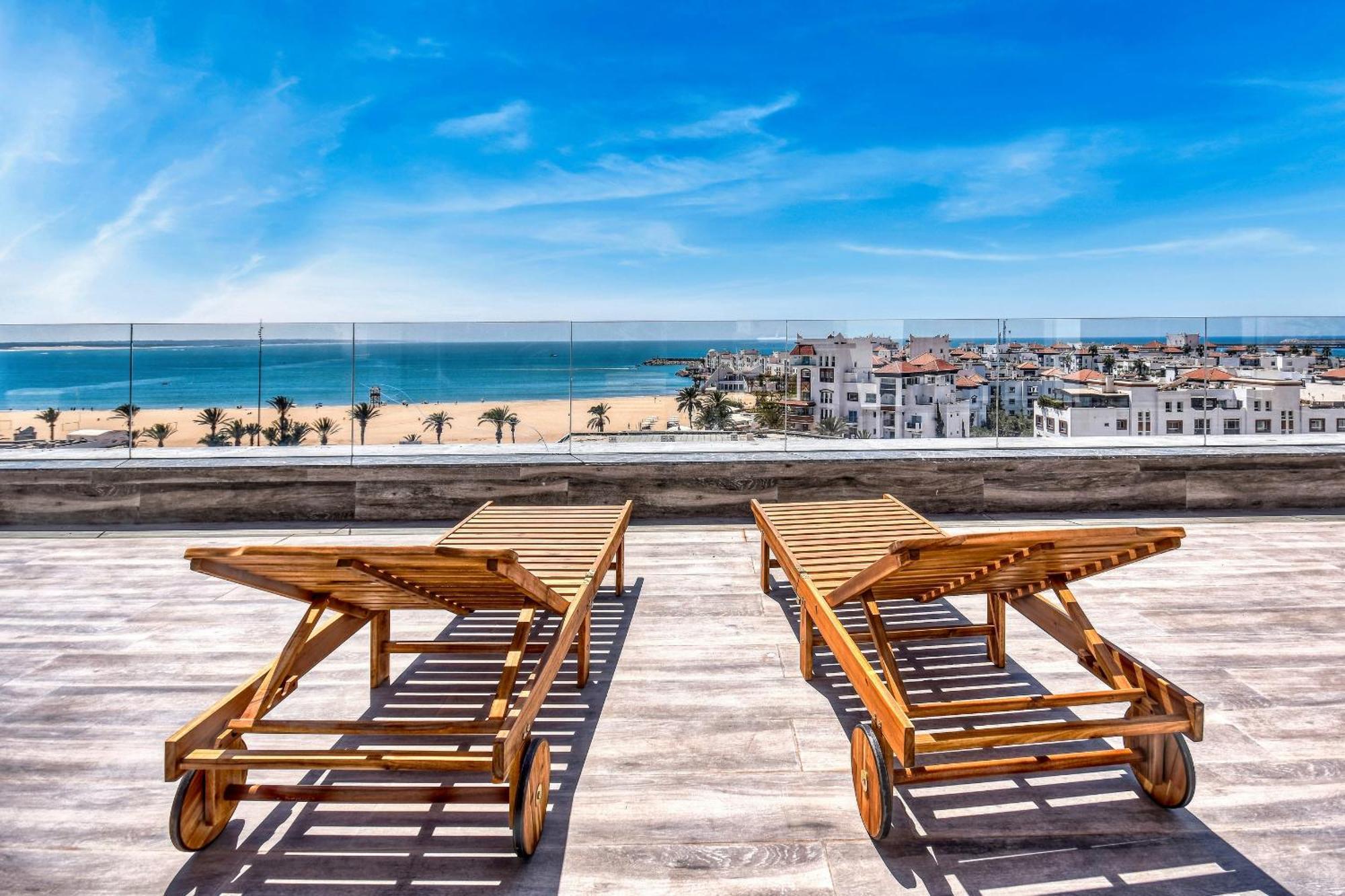 Luxury Seafront Appartement 6-7P Agadir Kültér fotó