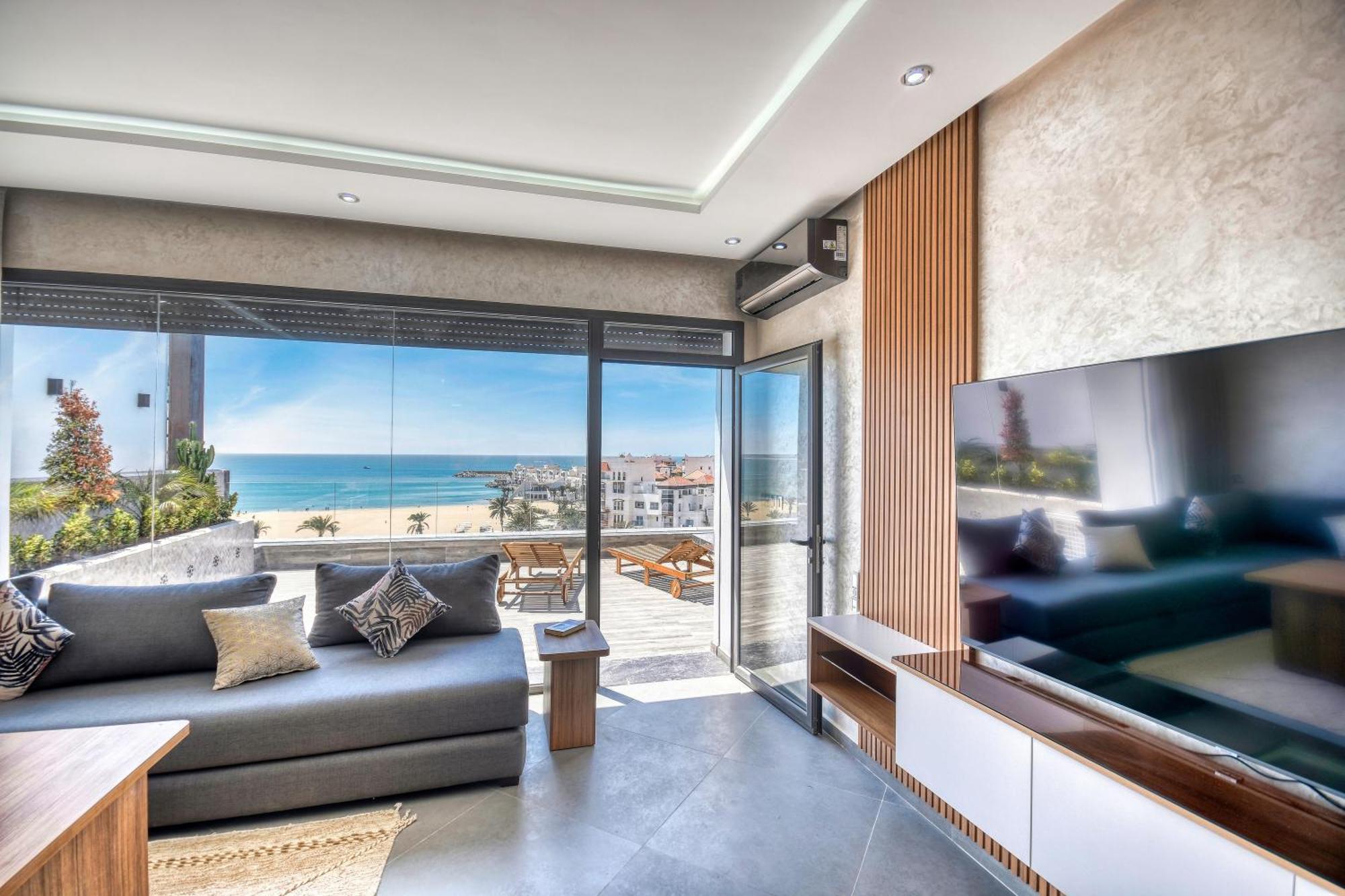 Luxury Seafront Appartement 6-7P Agadir Kültér fotó