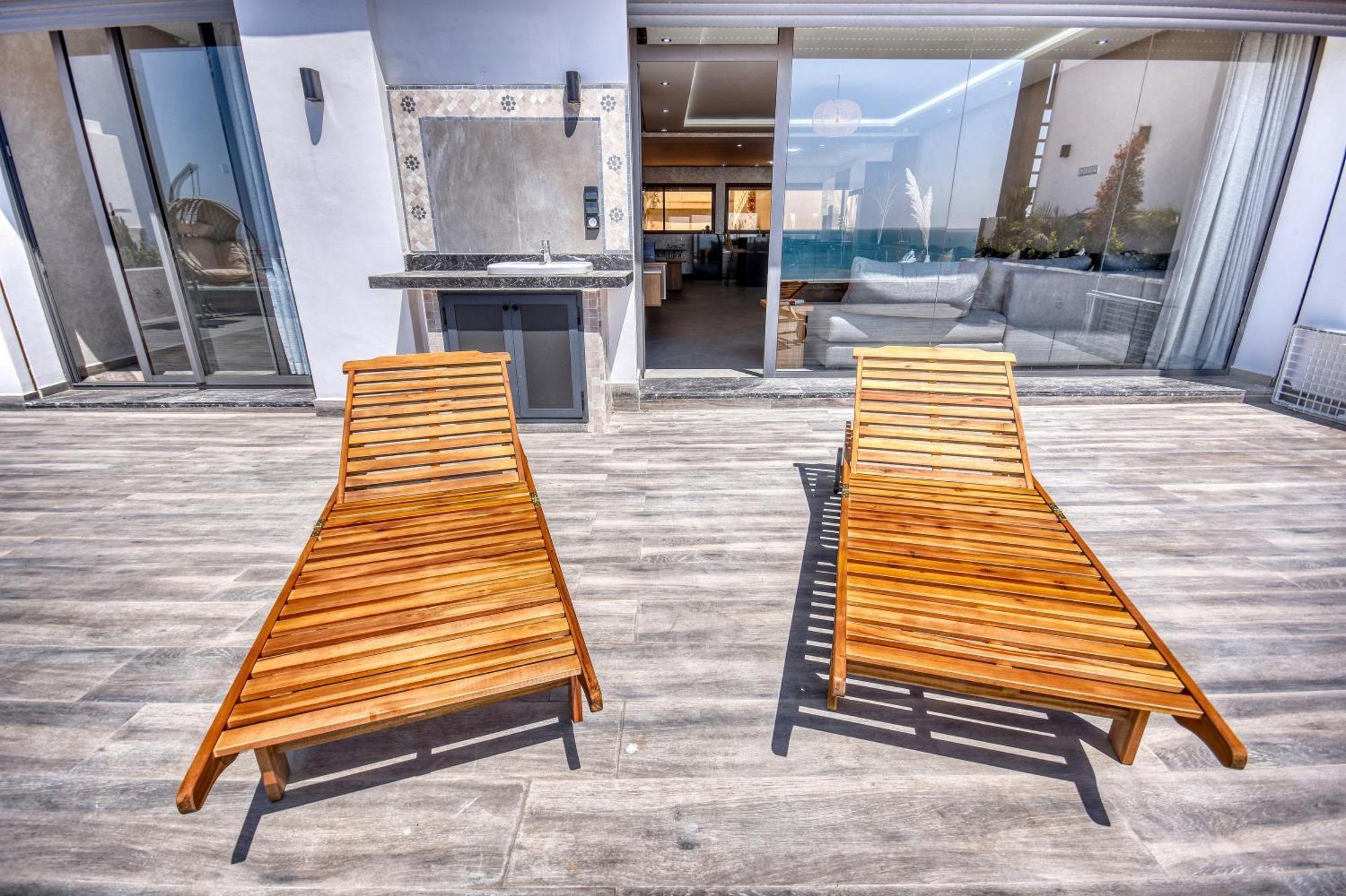 Luxury Seafront Appartement 6-7P Agadir Kültér fotó