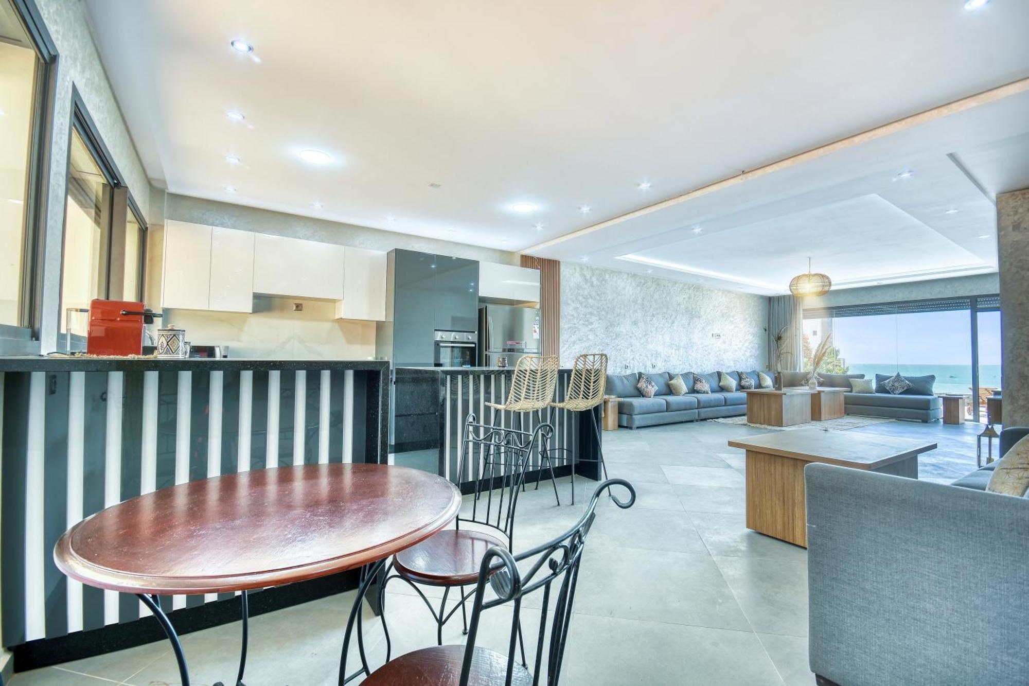 Luxury Seafront Appartement 6-7P Agadir Kültér fotó
